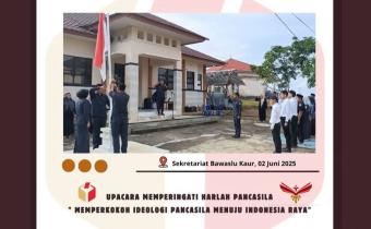 Upacara Harlah Pancasila dipinpin oleh Kordiv PPPS