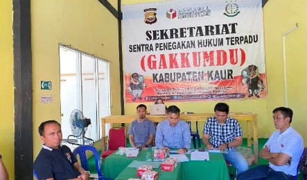 Koordinasi dengan Kordiv Panwaslu Kecamatan Kordiv Penanganan Pelanggaran dan Penyelesaian Sengketa (PPPS) Se-Kabupaten Kaur menjelang Tahapan Kampanye.