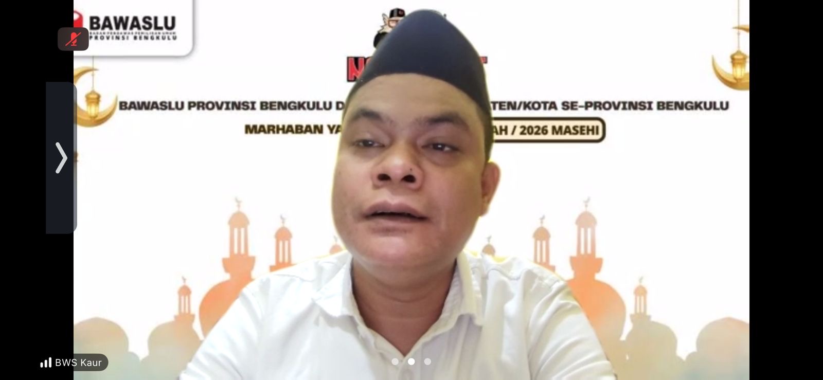 Jadi Narasumber Ngabuburit Pengawasan, Ketua Bawaslu Kabupaten Kaur Meneguhkan Tata Kelola Kelembagaan