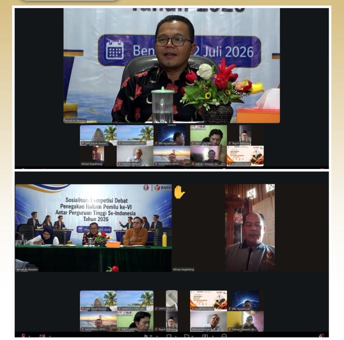 Pelaksanaan Daring Monev Keterbukaan Informasi Publik 2026