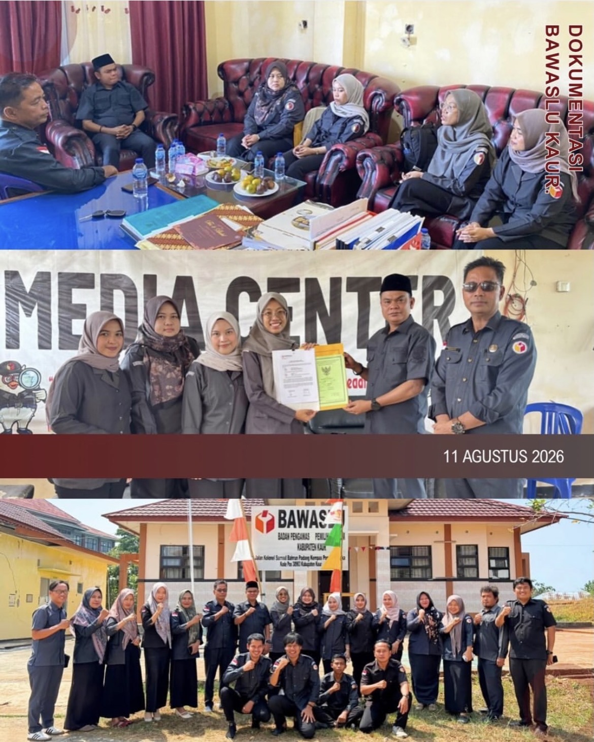 Bawaslu RI Serahkan Berita Acara BMN di Bawaslu Kabupaten Kaur