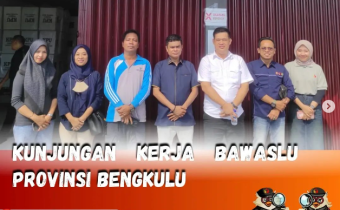 Kunjungan Anggota Bawaslu Provinsi Bengkulu dan Kabag Pengawasan Ke Bawaslu Kaur terkait Pengecekan Logistik