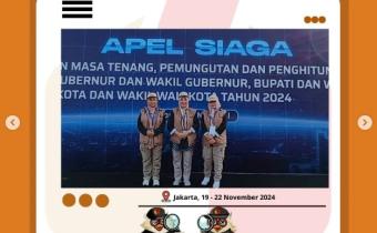 Konsolidasi Nasional dan Apel Siaga Pengawasan Tahapan Masa Tenang, Pemungutan dan Perhitungan Suara pada Pemilihan Tahun 2024.