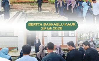 BAWASLU KABUPATEN KAUR LAKUKAN APEL RUTIN UNTUK MENINGKATKAN SOLIDARITAS DAN DISIPLIN KERJA