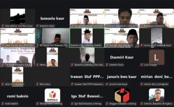 Bawaslu Kabupaten Kaur Gelar ‘Ngabuburit Pengawasan’ Via Zoom, Perkuat Integritas dan Etika Penyelenggara di Bulan Ramadan