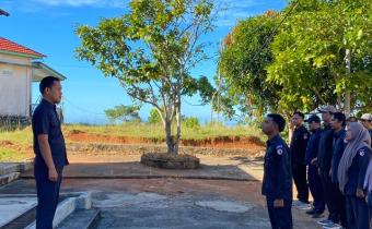 Pimpin Apel Pagi, Hendra Gunawan Tegaskan Staf Wajib Siaga Respon Cepat Via WhatsApp Selama WFH