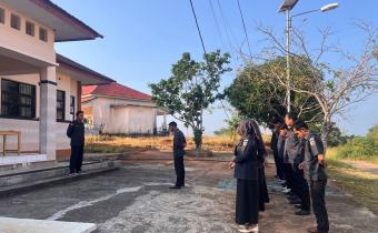 Tingkatkan Disiplin dan Kenyamanan Lingkungan Kerja, Apel Pagi Tekankan Pentingnya Menjaga Kebersihan