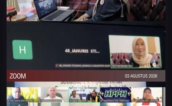 Bawaslu Kabupaten Kaur Ikuti Rakor Pengawasan Data Pemilih Berkelanjutan Semester I Melalui Zoom