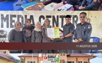 Bawaslu RI Serahkan Berita Acara BMN di Bawaslu Kabupaten Kaur